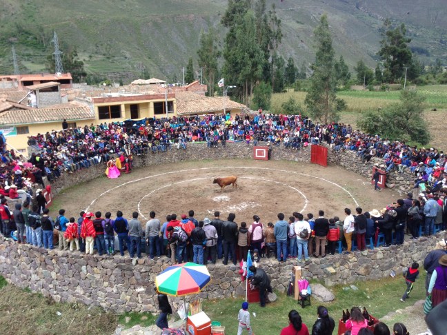 Our favorite part was how everyone went ahead and dangled their legs over the edge. No one is worried about lawsuits in Peru.