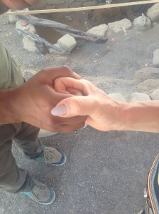 A local greeting representing unity.