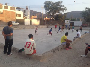 Local's futbol game.
