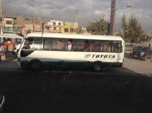 Another sardine packed Peruvian bus.